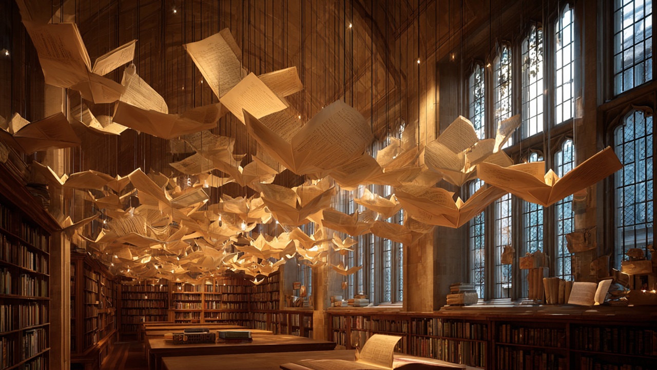近未来な図書館