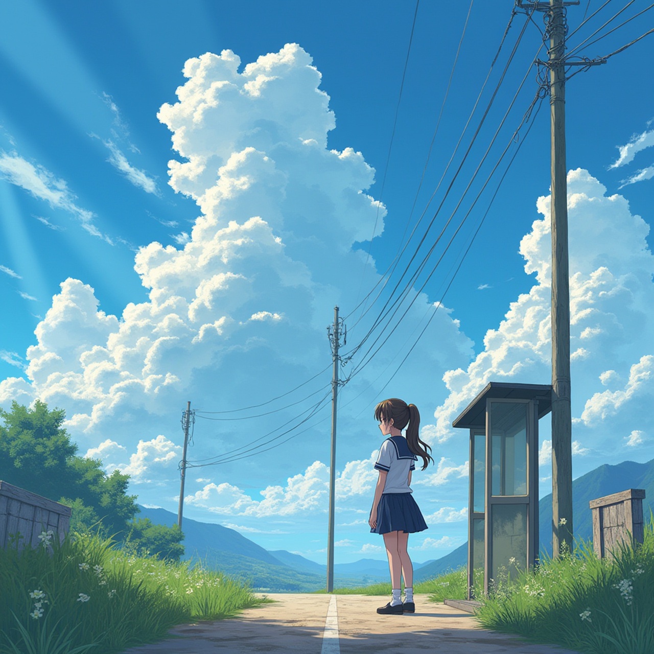 Kreaで生成したアニメ風イラスト