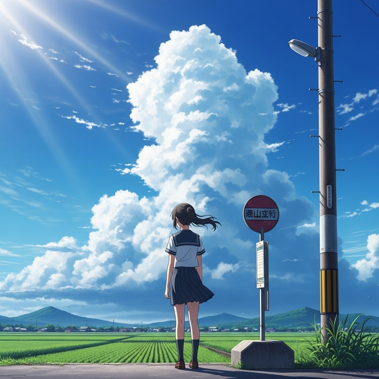 Whiskで生成したアニメ風イラスト