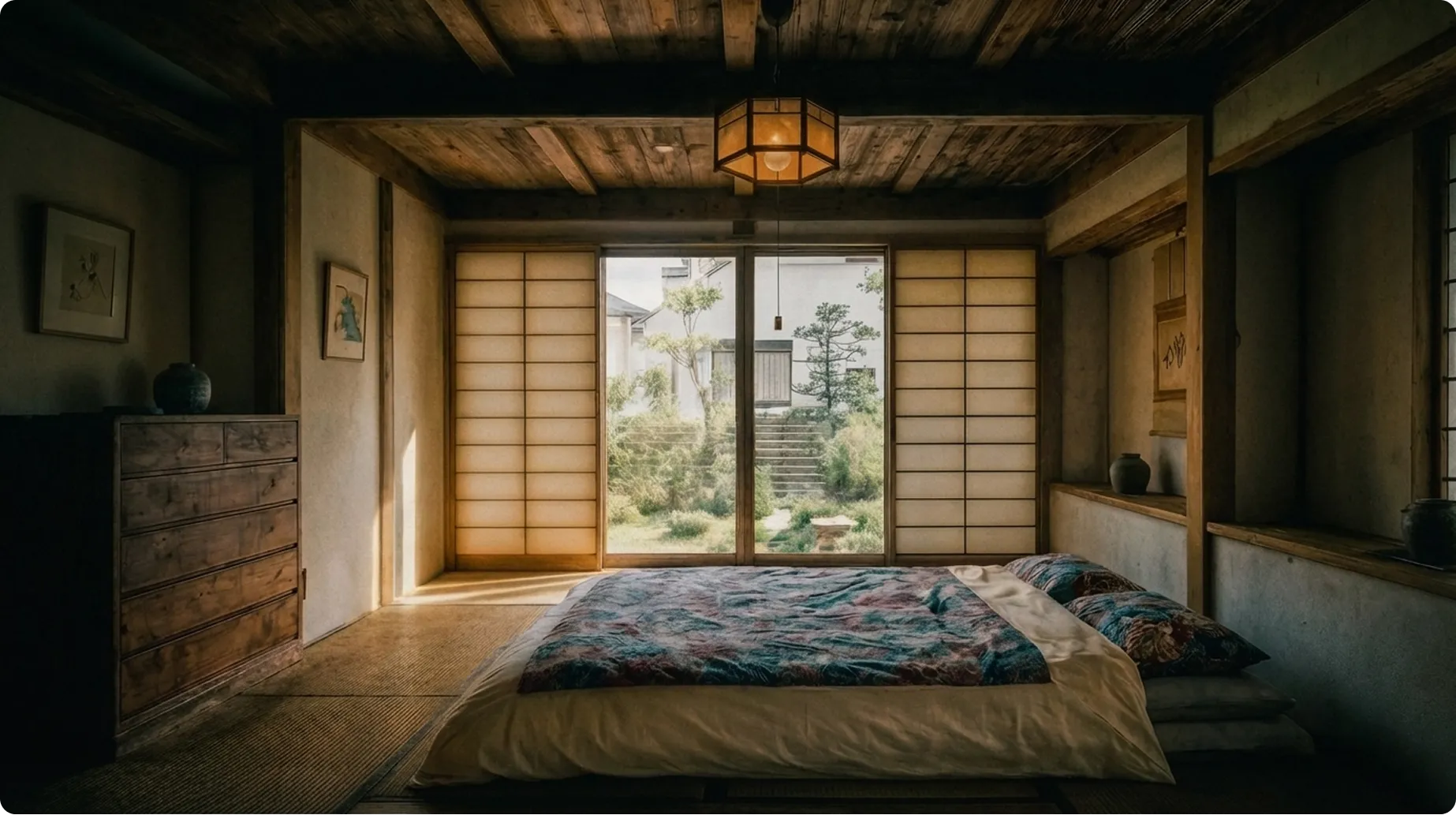 施工前寝室内装拡大画像